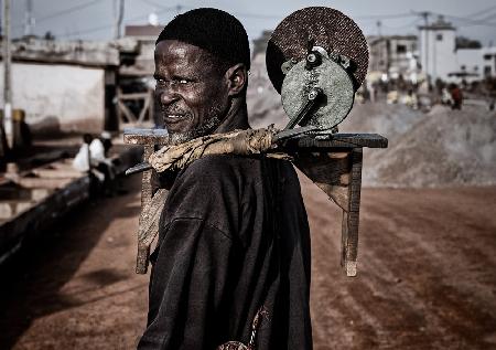 In the streets of Benin.