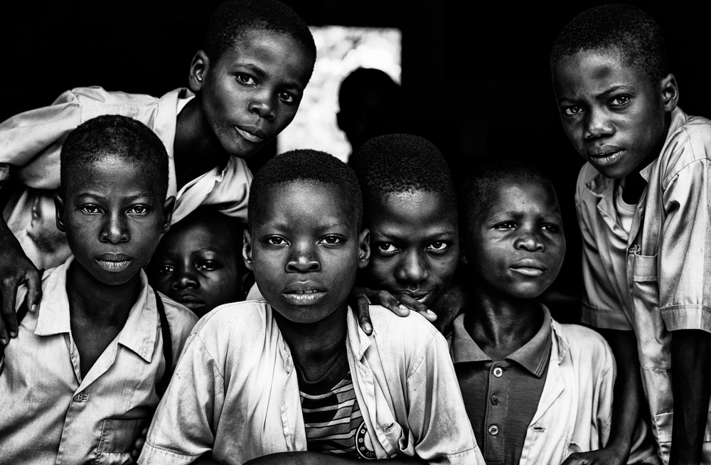 At school in Benin. von Joxe Inazio Kuesta Garmendia