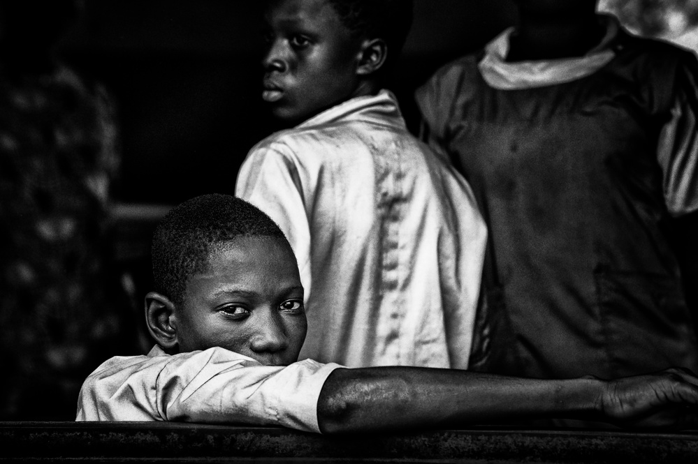 At school in Benin. von Joxe Inazio Kuesta Garmendia