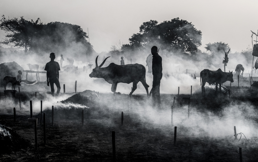 In a Mundari cattle camp - South Sudan von Joxe Inazio Kuesta Garmendia