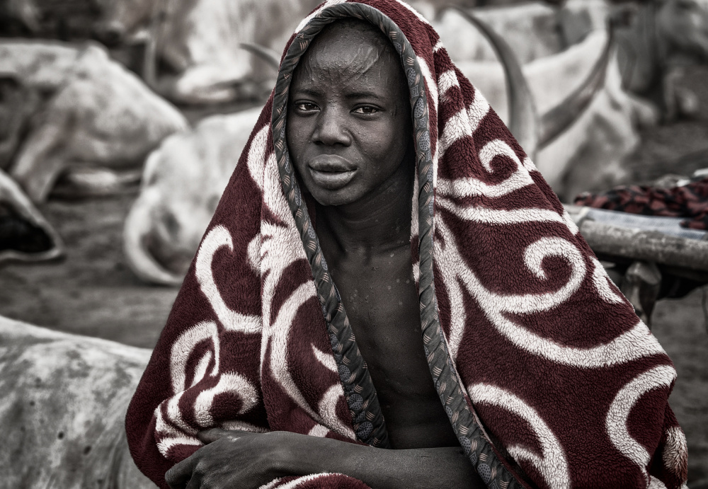 Mundari tribe child. von Joxe Inazio Kuesta Garmendia