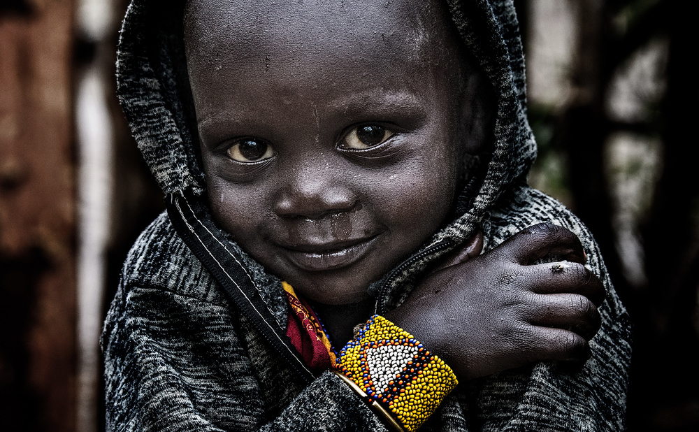 Surma tribe child - Ethiopia von Joxe Inazio Kuesta Garmendia