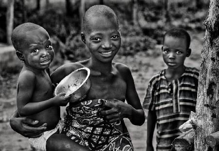 Children from Benin.