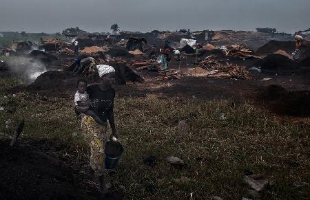 Coal mine in Ivory Coast.