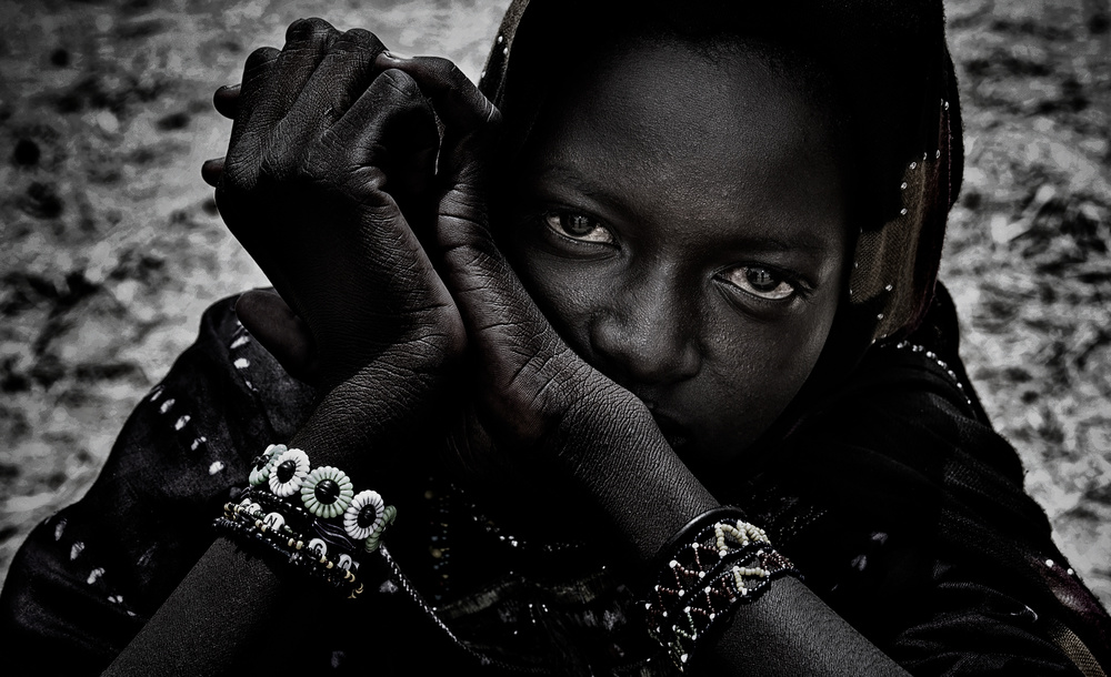 Girl from Niger. von Joxe Inazio Kuesta Garmendia