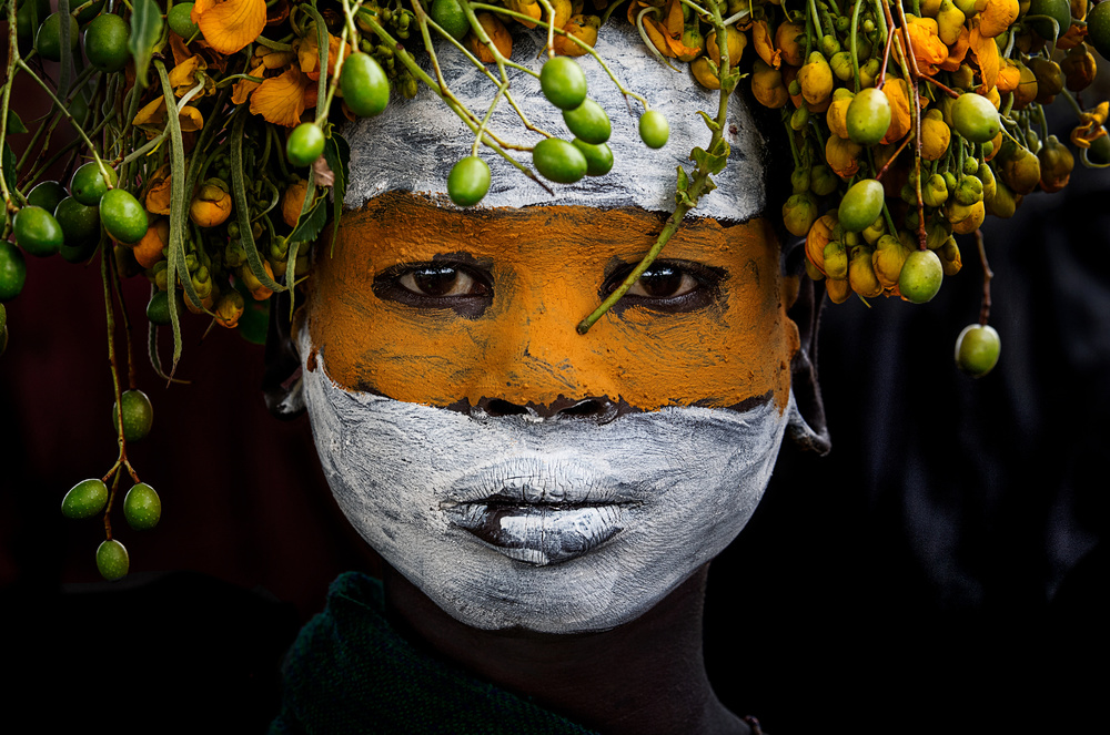 Surma tribe girl - Ethiopia von Joxe Inazio Kuesta Garmendia