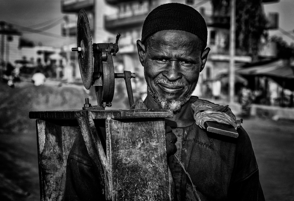 Man from Benin von Joxe Inazio Kuesta Garmendia