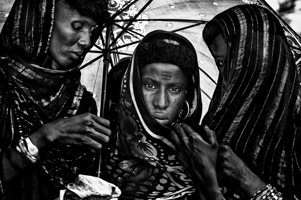 Peul women at the gereworl festival - Niger von Joxe Inazio Kuesta Garmendia