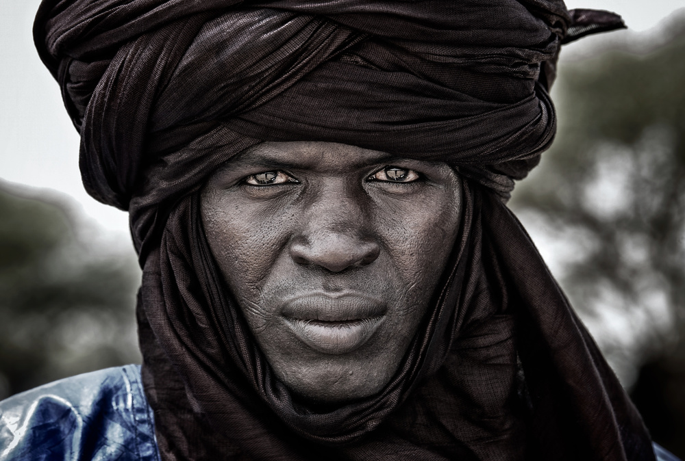 Peul man - Niger von Joxe Inazio Kuesta Garmendia