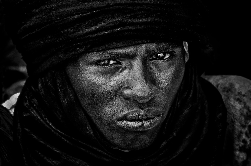 Peul man at the gerewol festival - Niger von Joxe Inazio Kuesta Garmendia