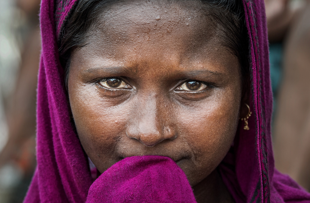 Rohingya refugee woman - Bangladesh von Joxe Inazio Kuesta Garmendia