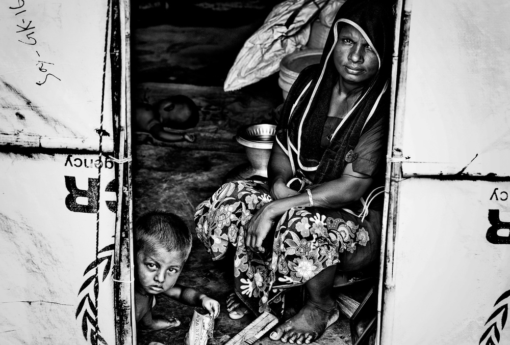 Rohingya refugee home - Bangladesh von Joxe Inazio Kuesta Garmendia