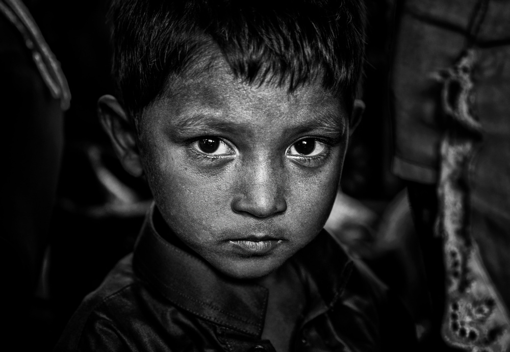 Rohingya refugee child. von Joxe Inazio Kuesta Garmendia