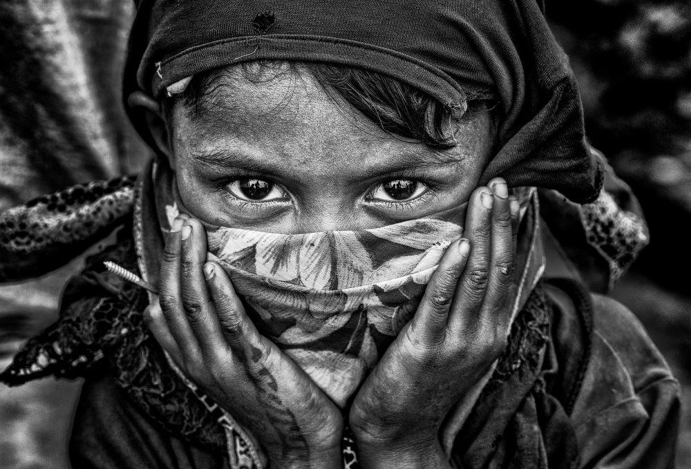 Rohingya refugee girl - Bangladesh von Joxe Inazio Kuesta Garmendia