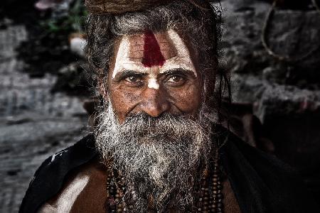 Sadhu at the Pashupatinath Temple - Kathmandu