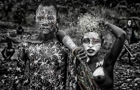 Surmi tribe people - Ethiopia