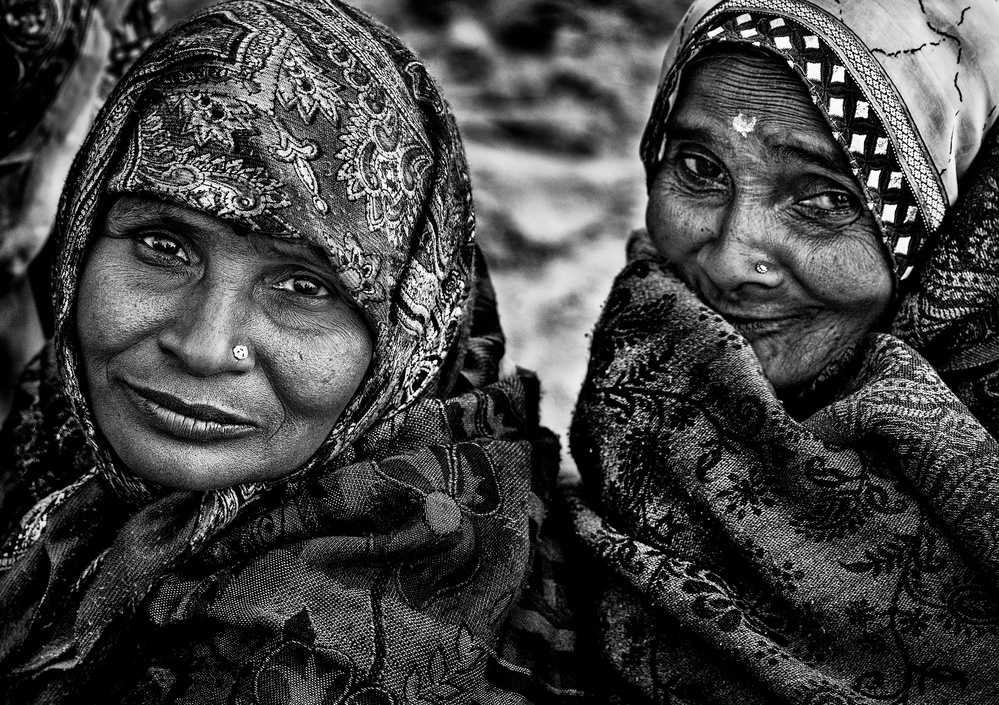 Waiting for a free eye check-up and screening-IV - Netra Kumbh - India von Joxe Inazio Kuesta Garmendia