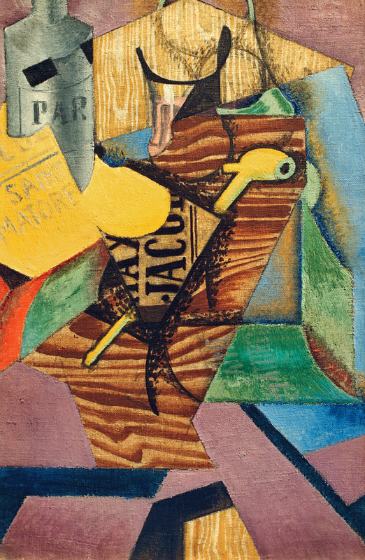 Stilleben mit Buch von Juan Gris