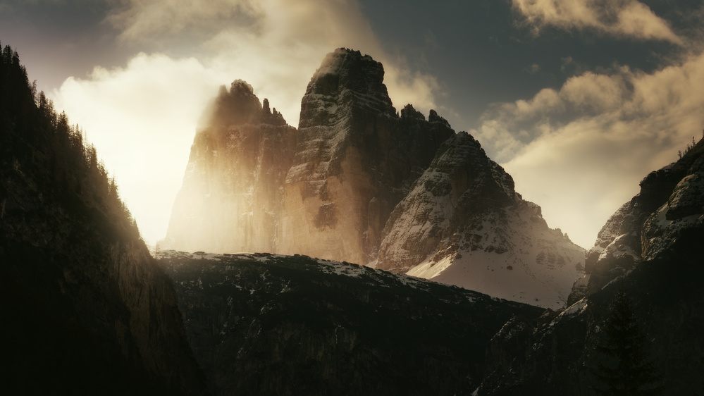 Tre Cime di luce. von Juan Pablo de Miguel