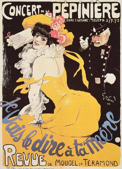 Poster for the Concert de la Pepiniere