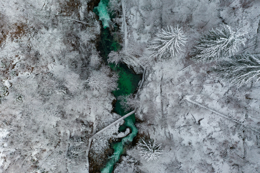 Blejski vintgar, Slovenia von Jure Kravanja