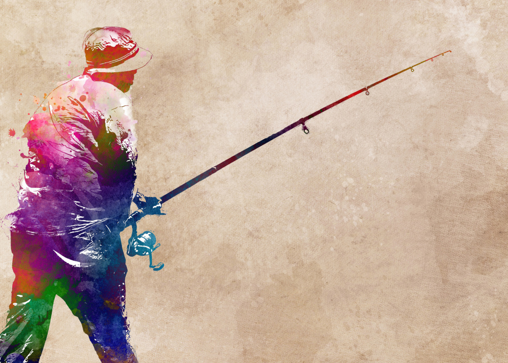 Fishing Sport Art 2 von Justyna Jaszke