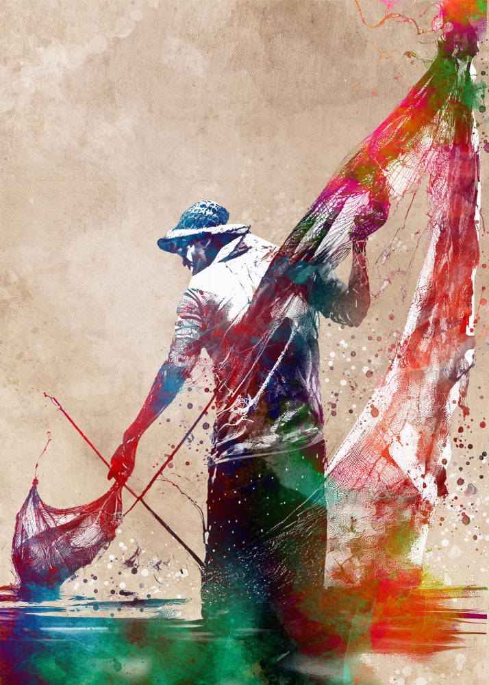 Fishing Sport Art 4 von Justyna Jaszke