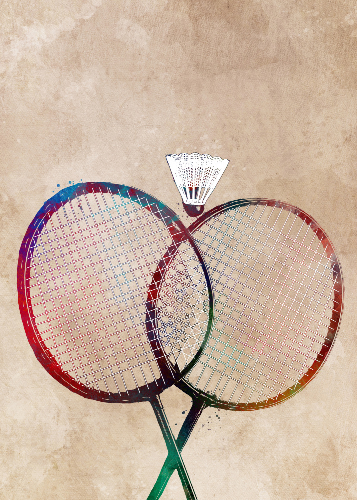 Badminton Sport Art 2 von Justyna Jaszke