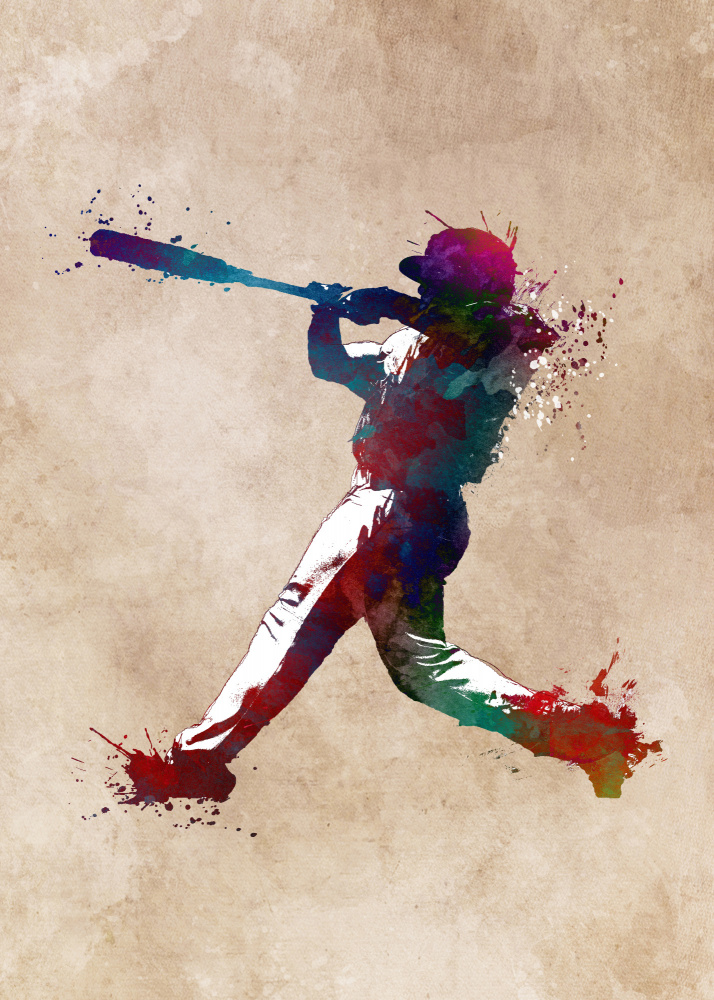 Baseball Sport Art 2 von Justyna Jaszke