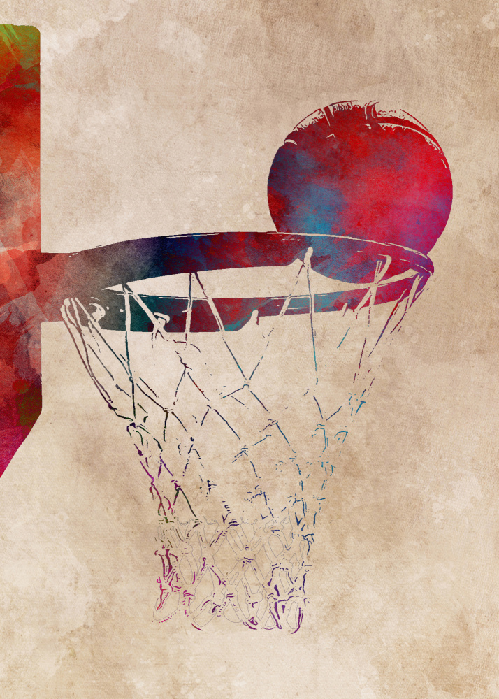 Basketball Sport Art 3 von Justyna Jaszke