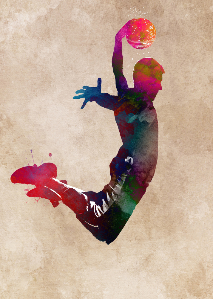 Basketball Sport Art 1 von Justyna Jaszke