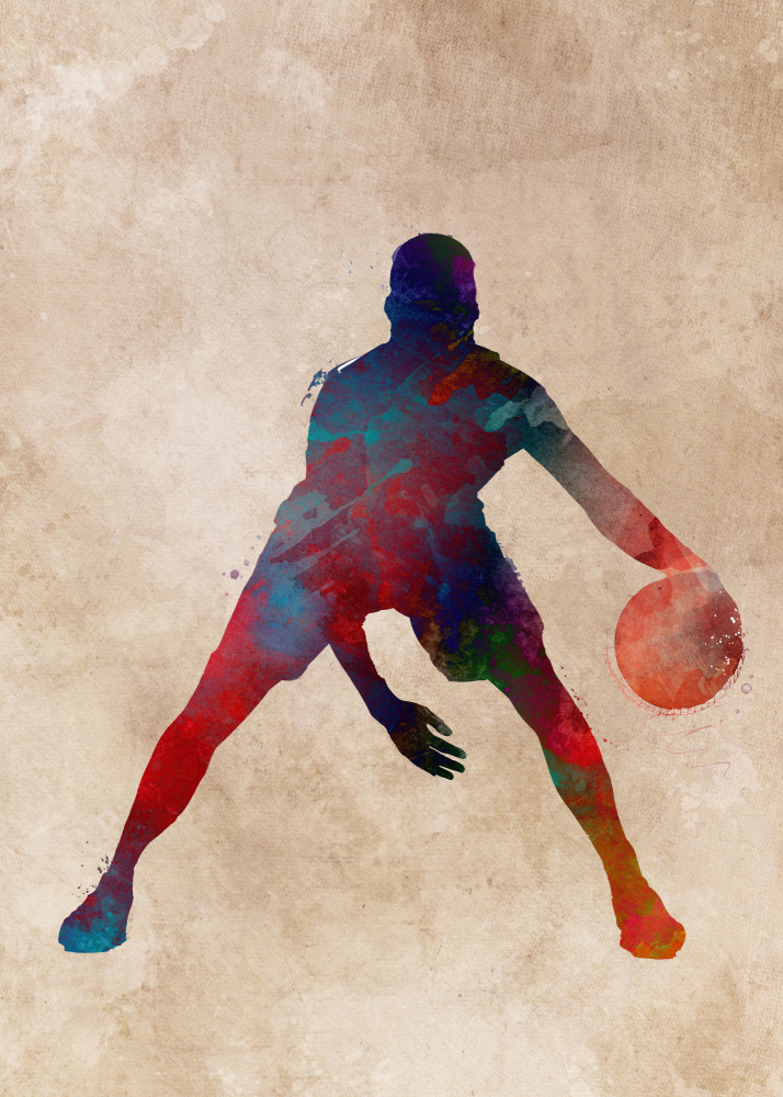 Basketball Sport Art 8 von Justyna Jaszke