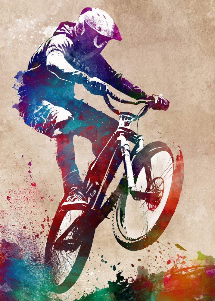 BMX sport art 32 von Justyna Jaszke