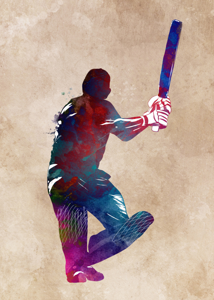 Cricket Sport Art 1 von Justyna Jaszke