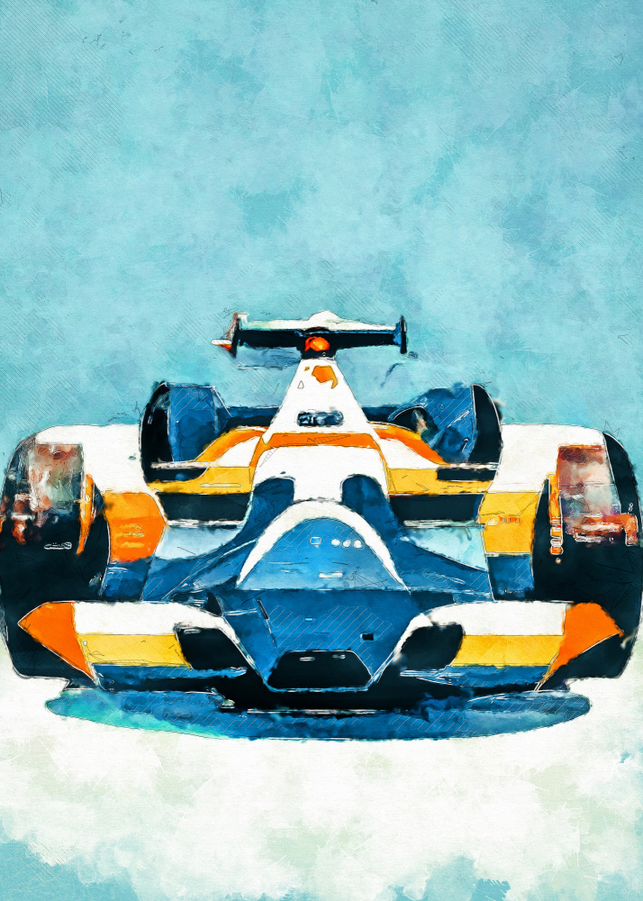 Formula 1 sport art von Justyna Jaszke