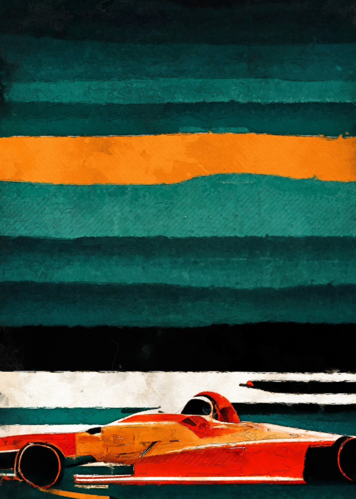 Formula 1 sport art von Justyna Jaszke