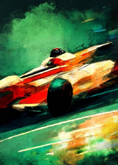 Formula 1 sport art