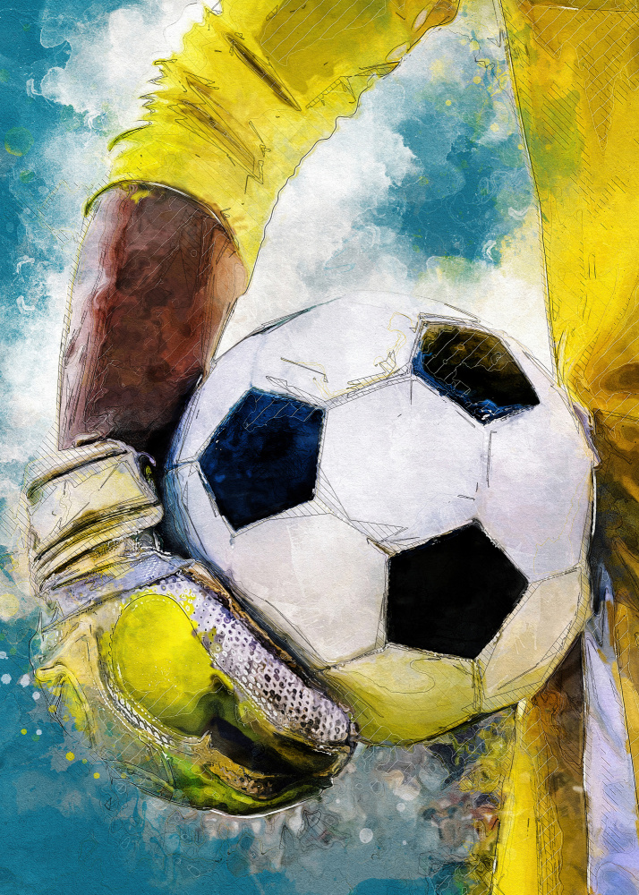 Football 4 sport art von Justyna Jaszke