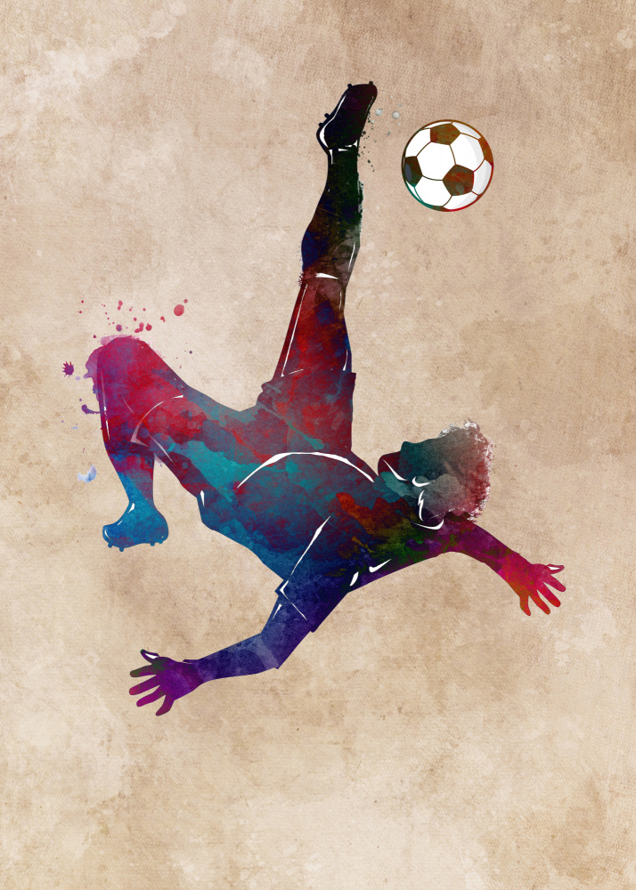 Football Soccer Sport Art 11 von Justyna Jaszke