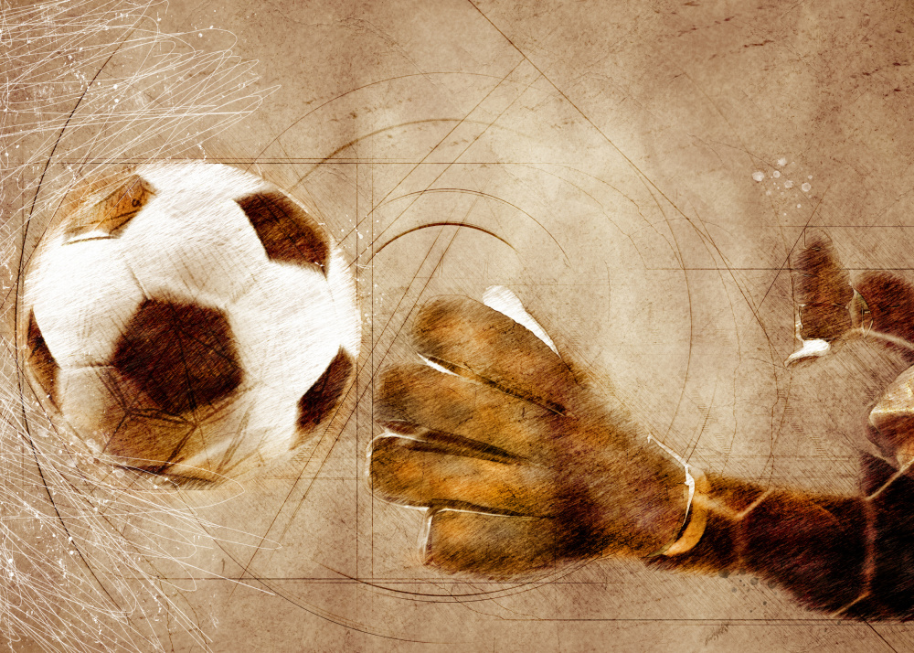 Football Soccer Sport Art 4 von Justyna Jaszke