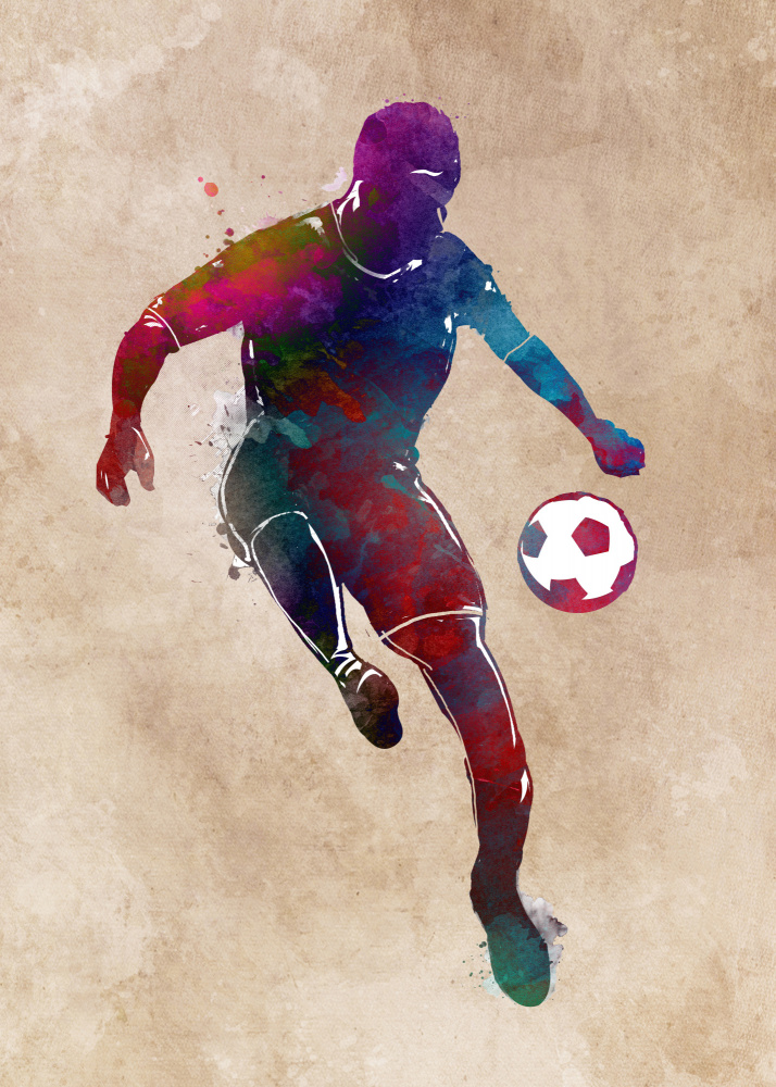 Football Soccer Sport Art 9 von Justyna Jaszke