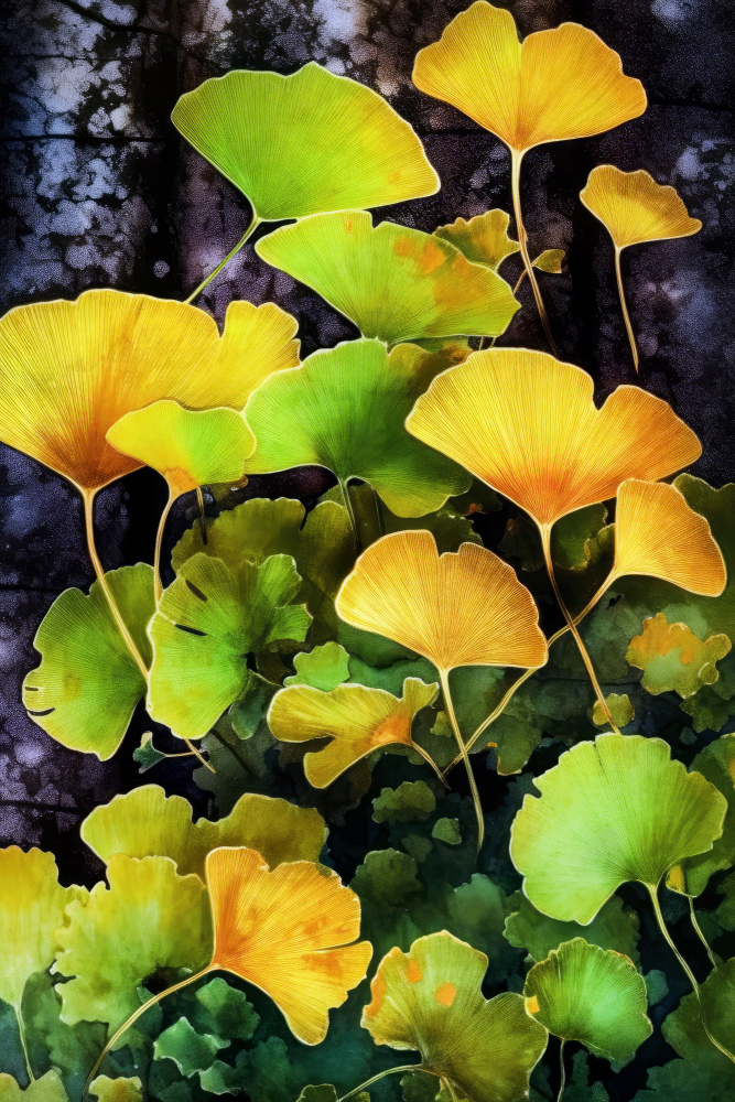 Ginko Biloba leaves 8 von Justyna Jaszke