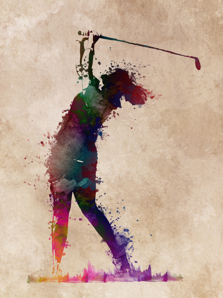 Golf Sport Art (2) von Justyna Jaszke