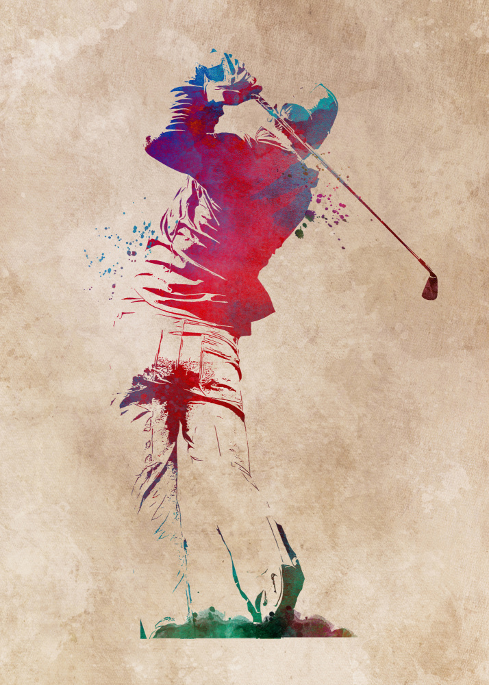 Golf Sport Art (8) von Justyna Jaszke