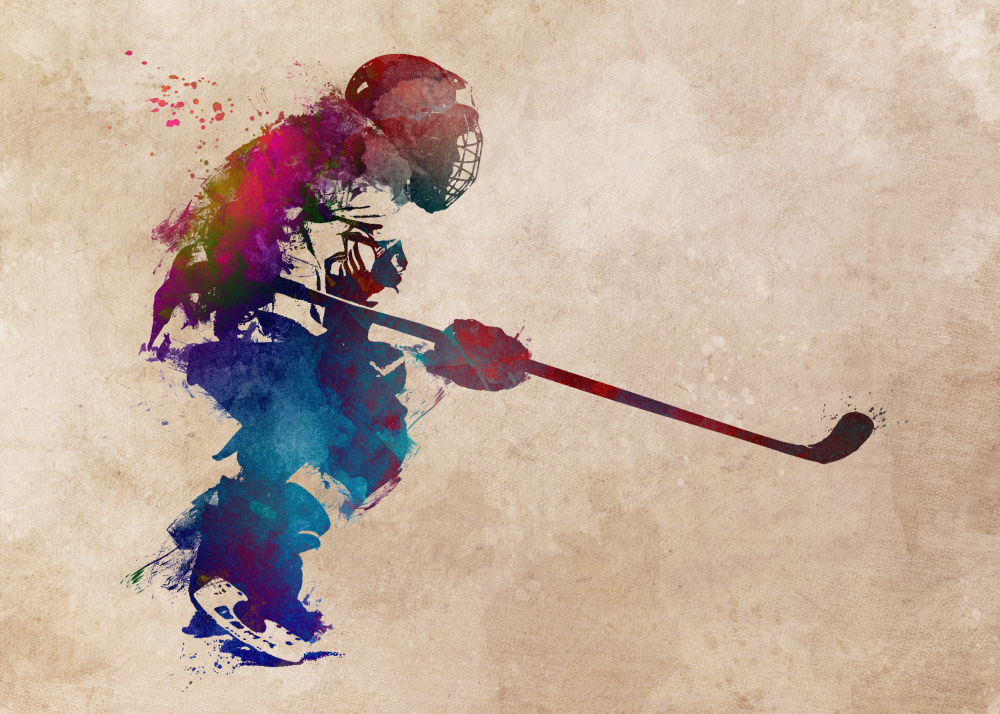 Hockey Sport Art 1 von Justyna Jaszke