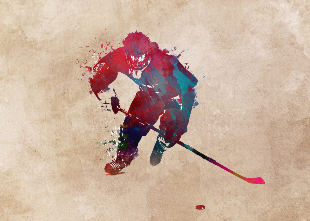 Hockey Sport Art 2 von Justyna Jaszke