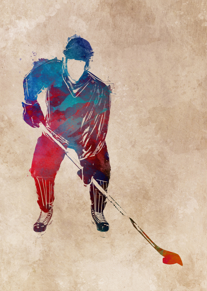 Hockey Sport Art 4 von Justyna Jaszke