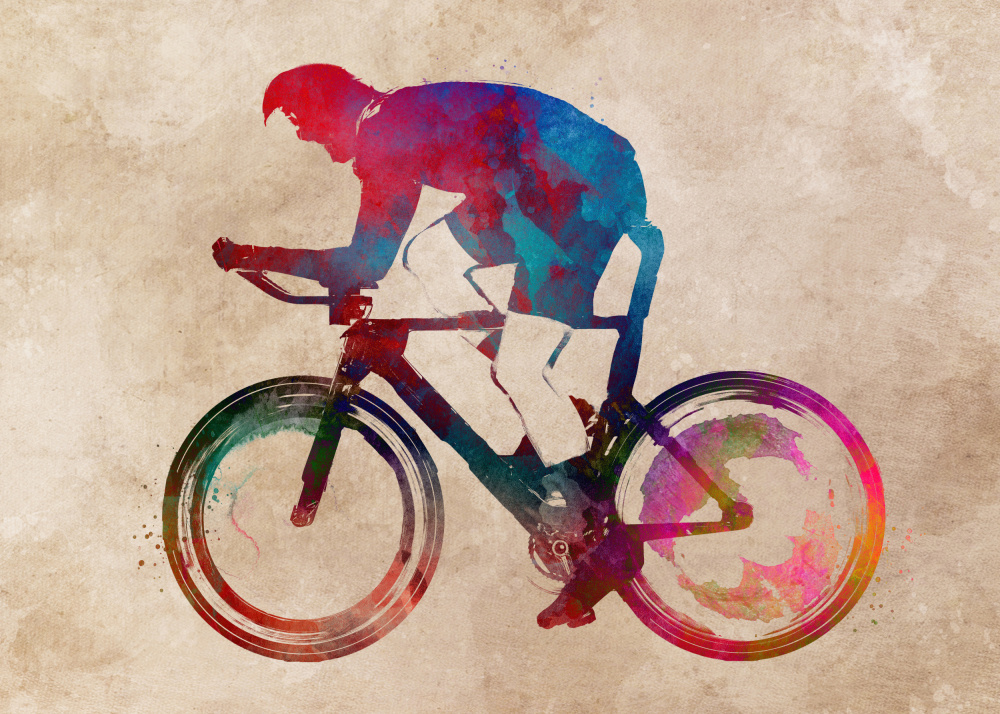 Cycling sport art 20 von Justyna Jaszke