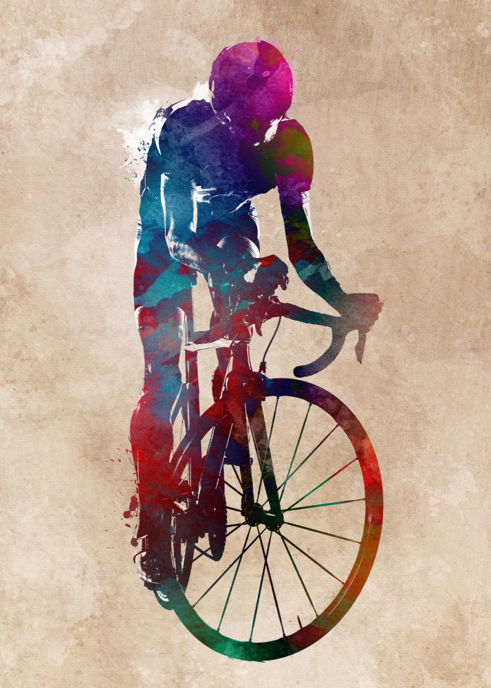 Cycling sport art 22 von Justyna Jaszke