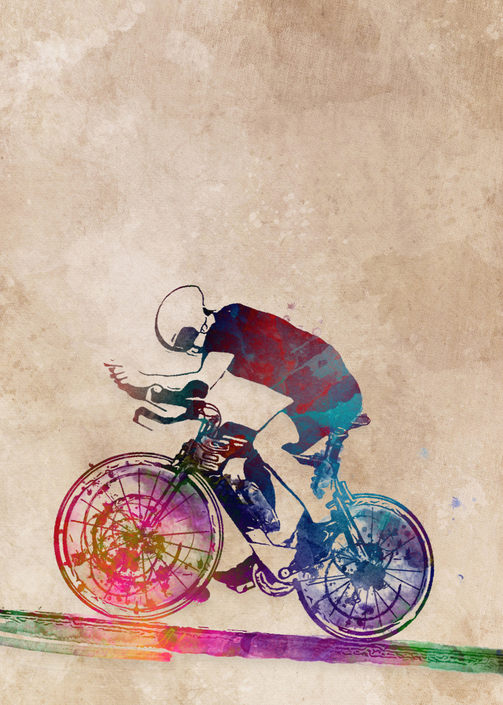 Cycling sport art 33 von Justyna Jaszke